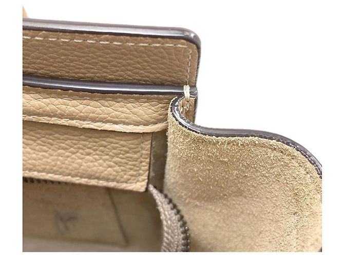 Céline Borsa a mano 2-Way Celine Luggage Nano Marrone - vista 10