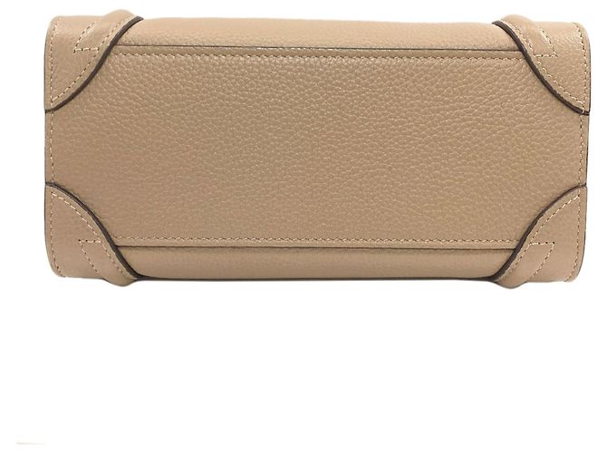 Céline Borsa a mano 2-Way Celine Luggage Nano Marrone - vista 4