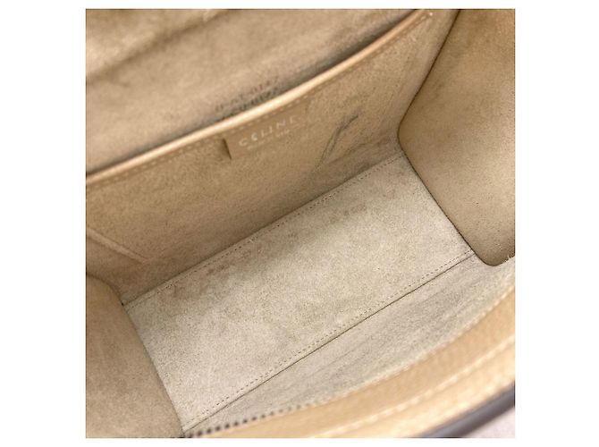 Céline Borsa a mano 2-Way Celine Luggage Nano Marrone - vista 5