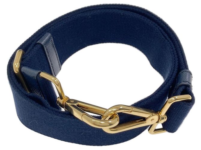 Prada 1BG439 Canapa Mini Borsa a mano 2-Way Blu - vista 9