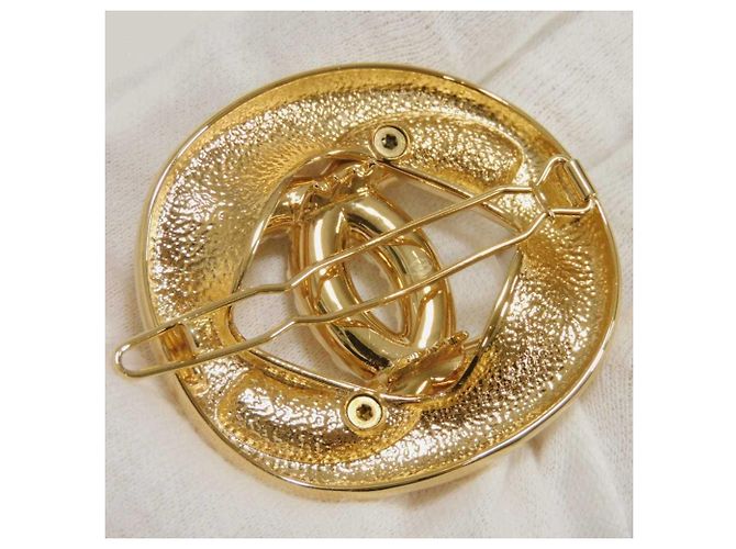 Fermi capelli Chanel in oro e perle avorio D'oro Crudo - vista 6