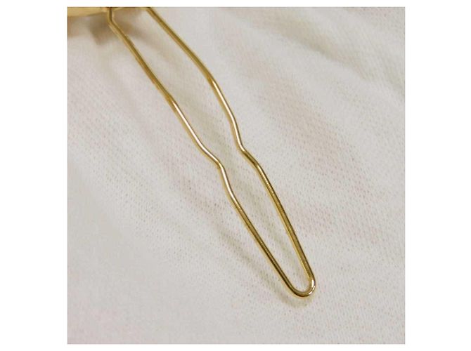 Fermi capelli Chanel in oro e perle avorio D'oro Crudo - vista 9