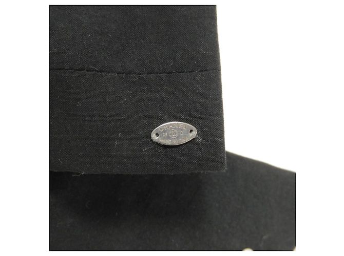 Fermi capelli con nastro Camélia Chanel Nero Bianco - vista 10