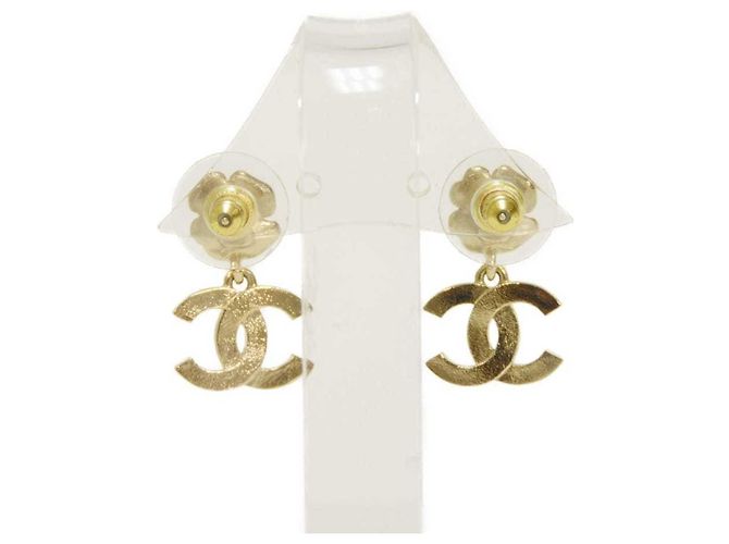 Orecchini Chanel Camellia Crystal Drop Nero D'oro - vista 3