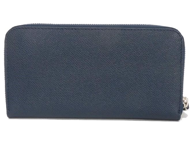 Bulgari Portafoglio lungo con zip Bvlgari BB Man Blu - vista 3