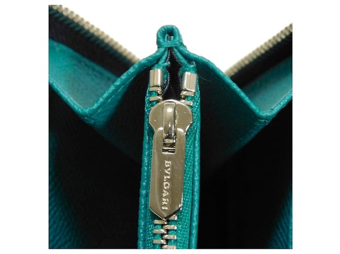 Bulgari Portafoglio lungo con zip Bvlgari BB Man Blu - vista 8