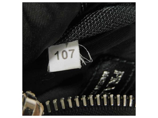 Borsa a tracolla Prada Tessuto Nero - vista 10