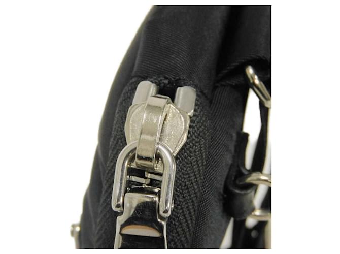 Borsa a tracolla Prada Tessuto Nero - vista 5