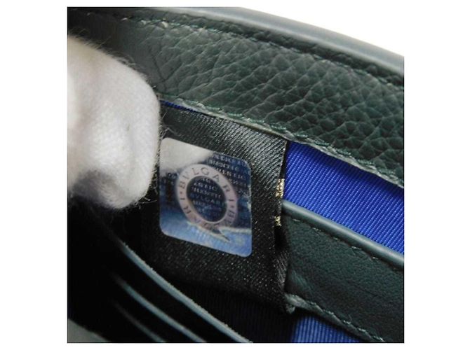Bulgari Borsa a tracolla Bvlgari Dark Khaki Cachi - vista 10