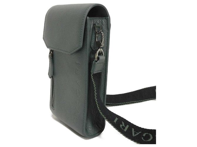 Bulgari Borsa a tracolla Bvlgari Dark Khaki Cachi - vista 3