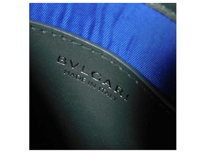 Bulgari Borsa a tracolla Bvlgari Dark Khaki Cachi - vista 7