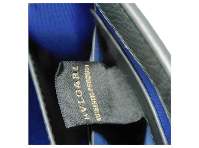 Bulgari Borsa a tracolla Bvlgari Dark Khaki Cachi - vista 9