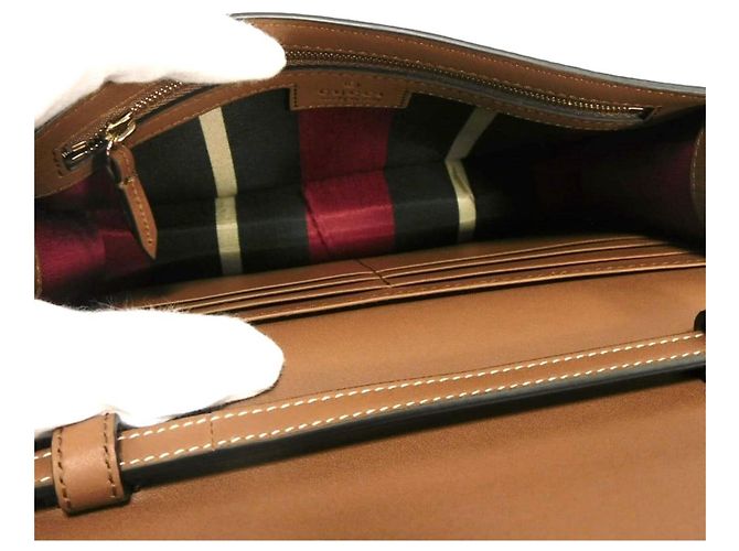 Borsa a tracolla Gucci Beige GG Supreme - vista 5