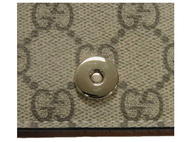 Borsa a tracolla Gucci Beige GG Supreme - vista 9