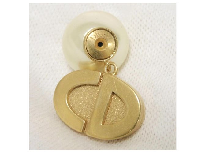 Orecchini Christian Dior Dior Tribal Stud Drop Swing Bianco Crudo - vista 10