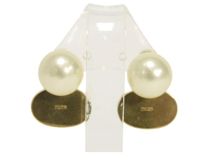 Orecchini Christian Dior Dior Tribal Stud Drop Swing Bianco Crudo - vista 3