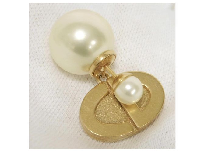 Orecchini Christian Dior Dior Tribal Stud Drop Swing Bianco Crudo - vista 4