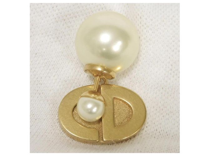 Orecchini Christian Dior Dior Tribal Stud Drop Swing Bianco Crudo - vista 8