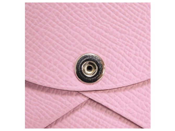 Hermès Calvi Duo Coin Case Rosa - vista 7
