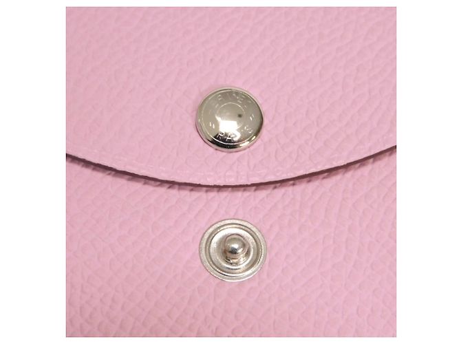 Hermès Calvi Duo Coin Case Rosa - vista 8