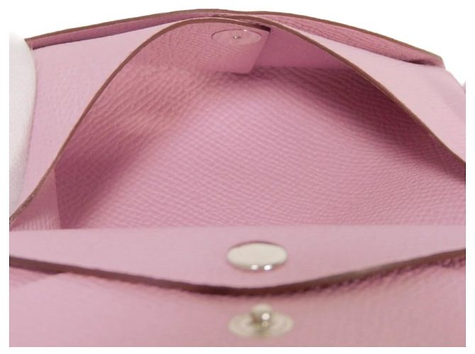 Hermès Calvi Duo Coin Case Rosa - vista 9