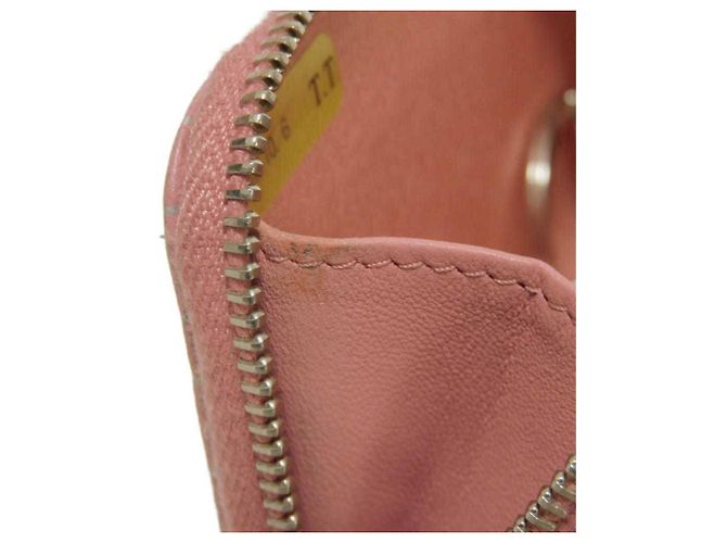Portamonete Chanel Camellia in vitello rosa - vista 18