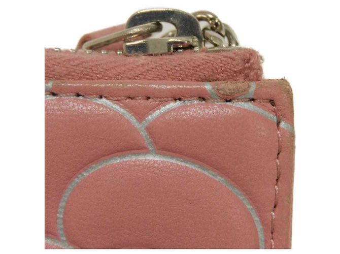 Portamonete Chanel Camellia in vitello rosa - vista 27