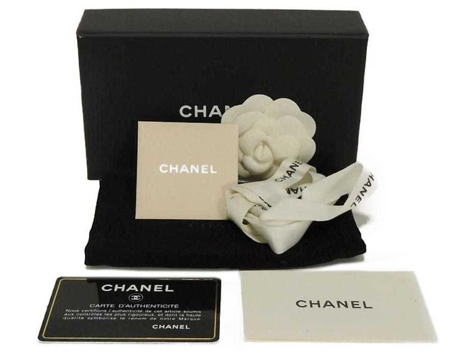 Portamonete Chanel Camellia in vitello rosa - vista 35