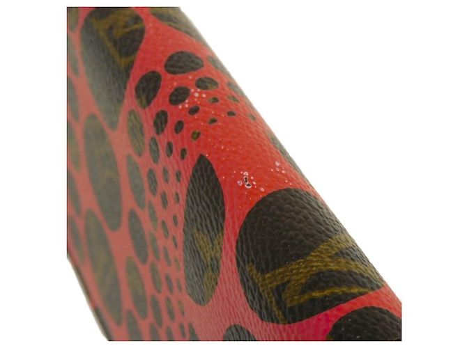 Louis Vuitton Zippy Wallet - Pumpkin Dot Design Rot - Ansicht 15