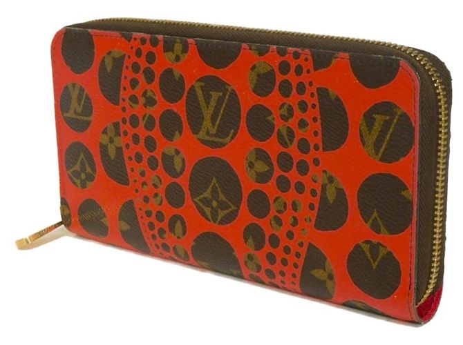 Louis Vuitton Zippy Wallet - Pumpkin Dot Design Rot - Ansicht 2