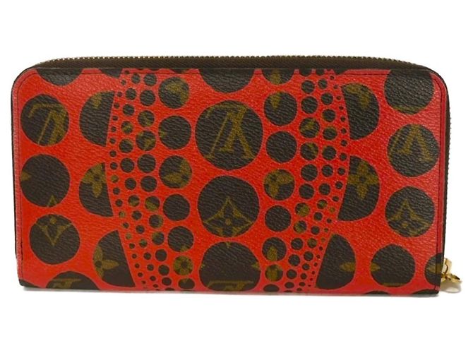 Louis Vuitton Zippy Wallet - Pumpkin Dot Design Rot - Ansicht 3