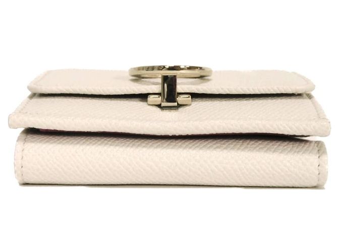 Bulgari Carteira Tri-Fold Bvlgari em couro branco - vista 16