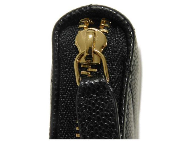 Portamonete Chanel in pelle nera Nero - vista 14