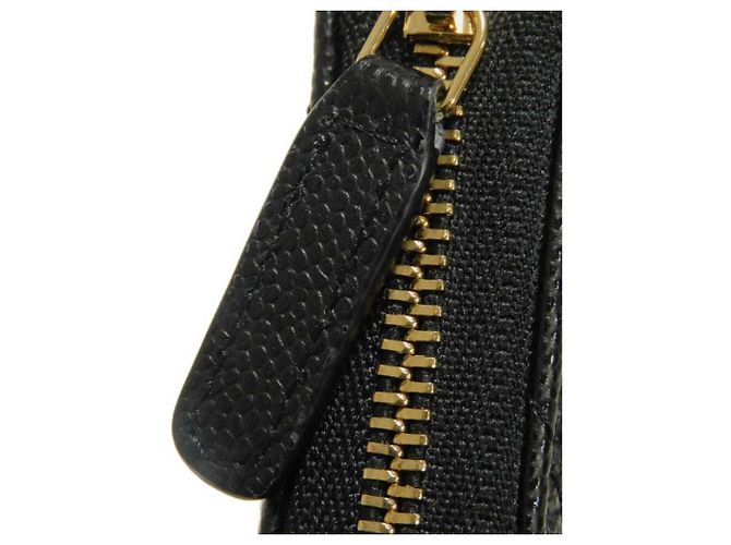 Portamonete Chanel in pelle nera Nero - vista 15