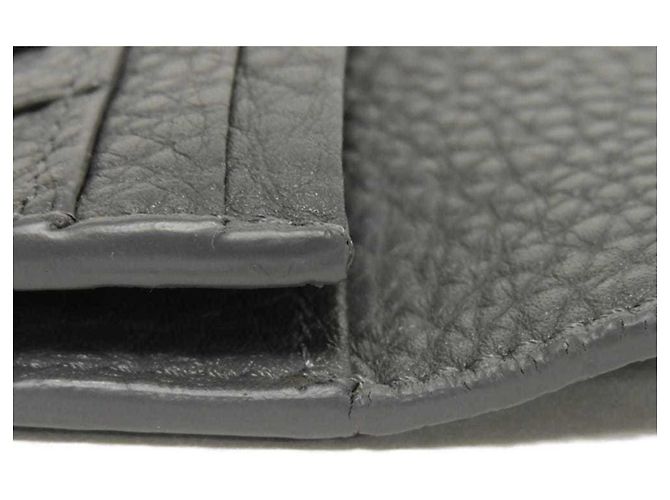 Fendi Gray Embossed Leather Long Wallet Brown - view 18