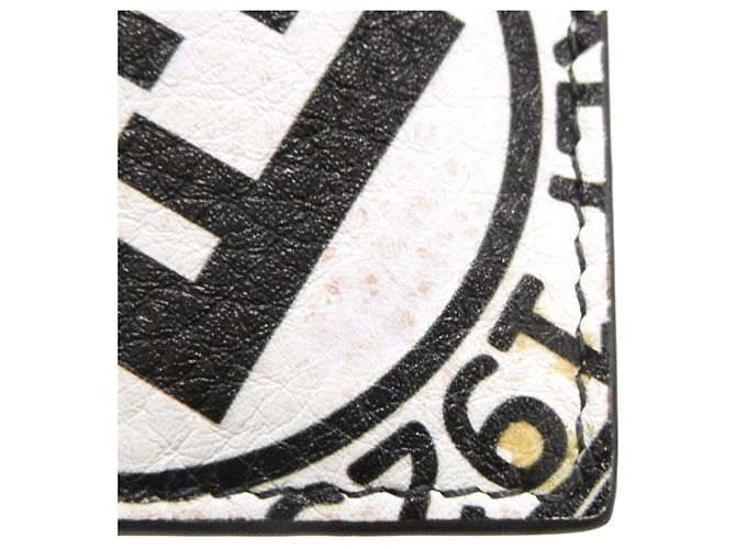 Fendi Gray Embossed Leather Long Wallet Brown - view 21
