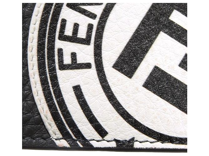 Fendi Gray Embossed Leather Long Wallet Brown - view 22
