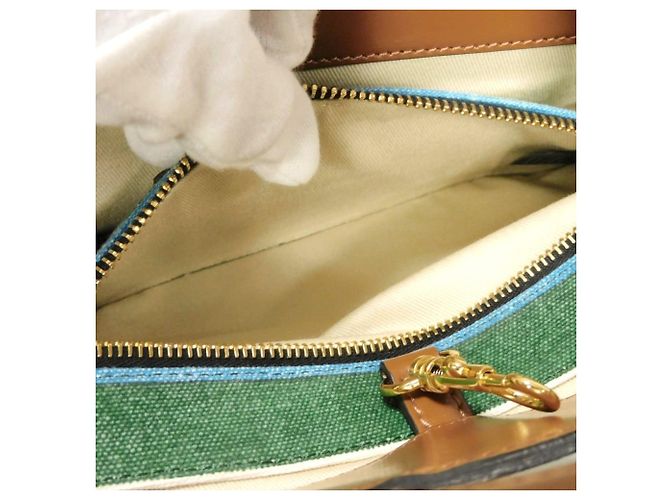 Marni Tropicalia Small Basket Bag Verde - vista 12