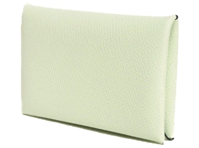 Hermès Tarjetero Hermes Calvi Verde - vista 2