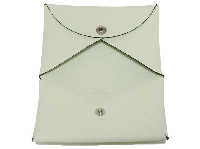 Hermès Tarjetero Hermes Calvi Verde - vista 5