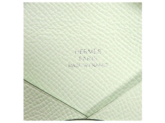 Hermès Tarjetero Hermes Calvi Verde - vista 6