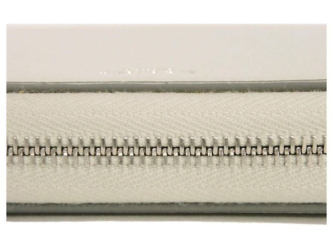 Céline Celine Large Multifunktionsgeldbörse mit Reißverschluss Braun Weiß - Ansicht 17