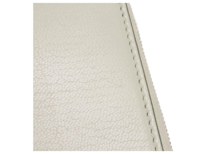 Céline Celine Large Multifunktionsgeldbörse mit Reißverschluss Braun Weiß - Ansicht 20