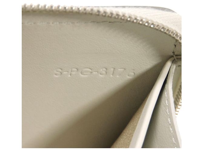 Céline Celine Large Multifunktionsgeldbörse mit Reißverschluss Braun Weiß - Ansicht 7