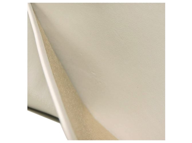 Céline Celine Large Multifunktionsgeldbörse mit Reißverschluss Braun Weiß - Ansicht 9