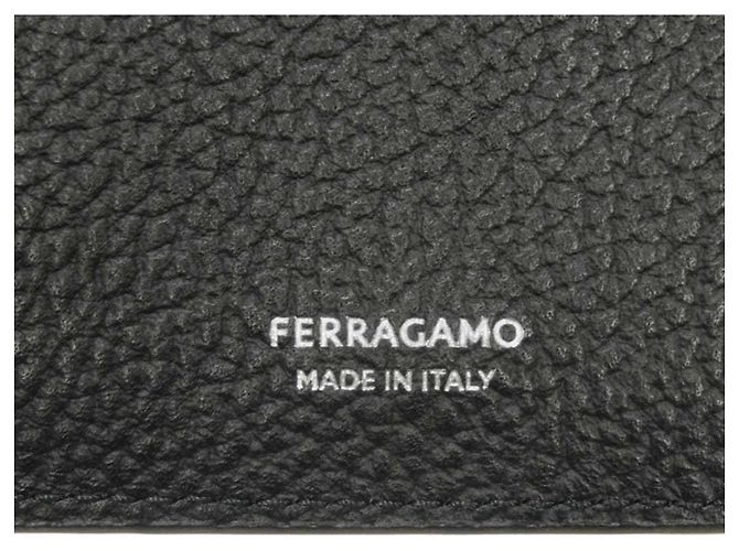 Portafoglio lungo Salvatore Ferragamo Gancini Nero - vista 6