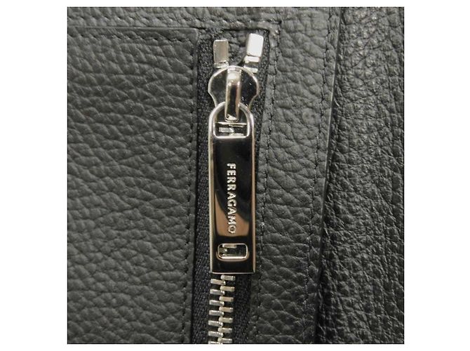 Portafoglio lungo Salvatore Ferragamo Gancini Nero - vista 8