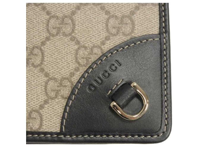 Borsa a tracolla Gucci GG Supreme Nero Beige - vista 11
