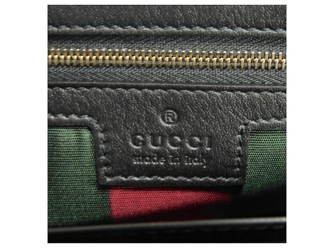 Borsa a tracolla Gucci GG Supreme Nero Beige - vista 6