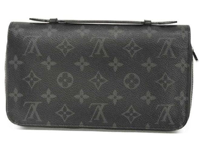 Louis Vuitton Zippy XL Long Wallet - Monogram Eclipse Black - view 3